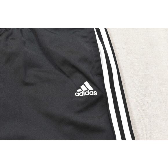 Adidas Women's Black White Skinny Sweatpants Plus Size 1X Drawstring - Picture 6 of 8